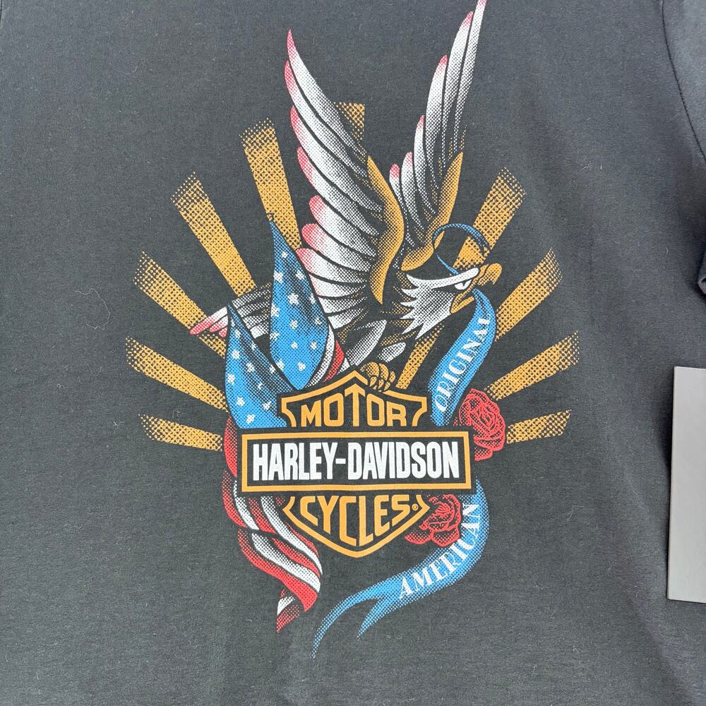 New Harley-Davidson New Port Richey Florida Eagle Graphic T-Shirt Size L - Picture 3 of 16